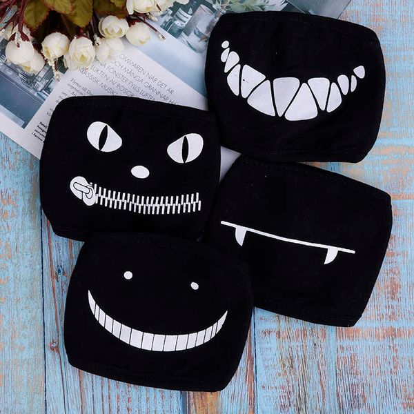 

bear black anime cartoon kpop lucky cycling muffle masks kawaii cotton dustproof mouth face mask random ship dzgp