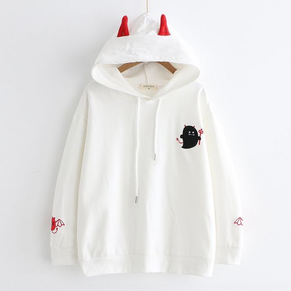 

sjddy sweet little fresh student sleeve cartoon bear cute sweater long head hooded sweater girl spring new product f0812 ivh98, Black