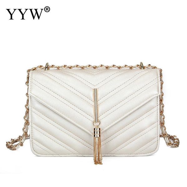 

tassels box shoulder bag for women 2020 fashion square shape argyle leather crossbody bags female handbags with chain clutches