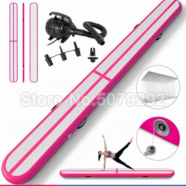 

rose inflatable air gym mat for forming 300x40x20cm folded air bundle