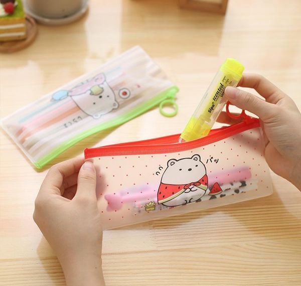 

wholesale- cute cartoon pencil case sealing ring simple creat jllbbb comb2010