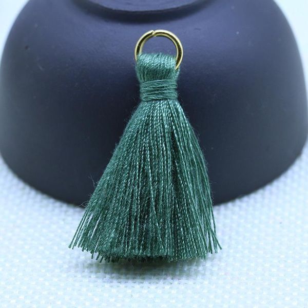 

30pc polyester cotton metal ring tassel fringe pendant diy garments curtains decor craft tassel trim earrings jewelry components h qylrsr