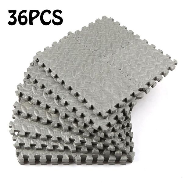 

36pcs mat 15*15*1cm thicken floor mat protective eva cushion anti-slip foam exercise for indoor for baby play