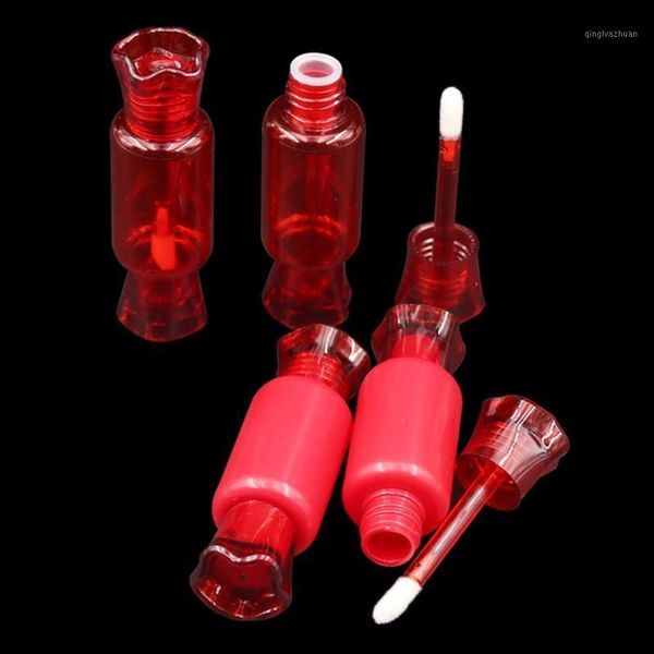 

5pcs red candy shape lip gloss tubes 9ml refillable lipstick container bottle1
