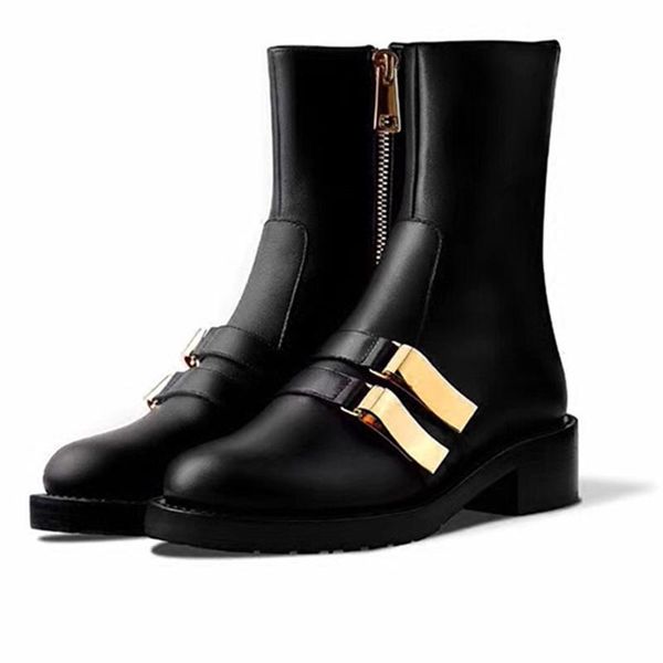 

boots women ladies boots for winter botines mujer 2020 zipper women shoes fashion ladies shoes trend sapato feminino black