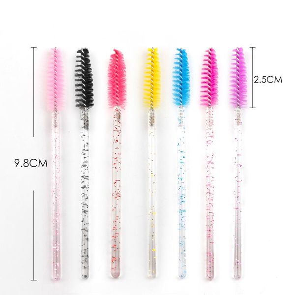 

new 50pcs eyelash brushes makeup brushes disposable mascara wands applicator spoolers eye lashes cosmetic brush makeup tools bbyycr