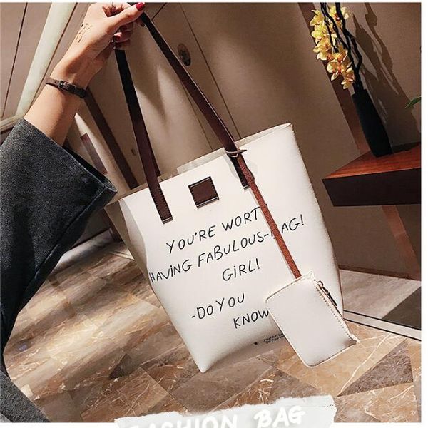 

fashion formal women's vintage handbag brief one shoulder big bag large capacity bag simple style xinhao89