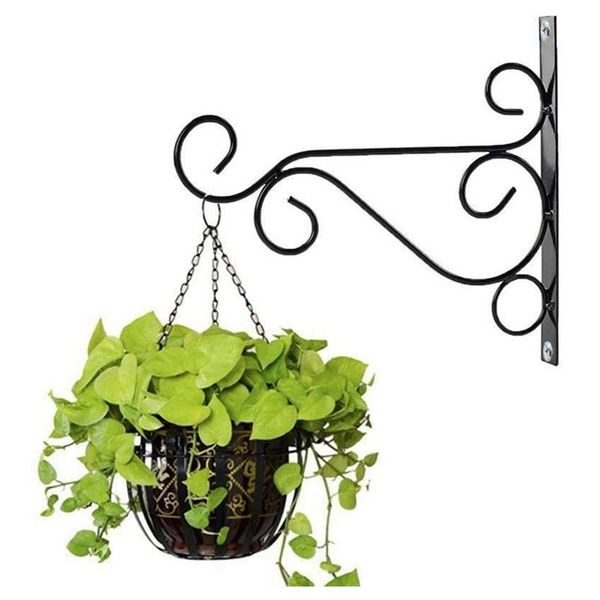 

nordic wall-mounted flower pot feeder wind chime lamp hanging balcony garden hanging flower stand garden decor es