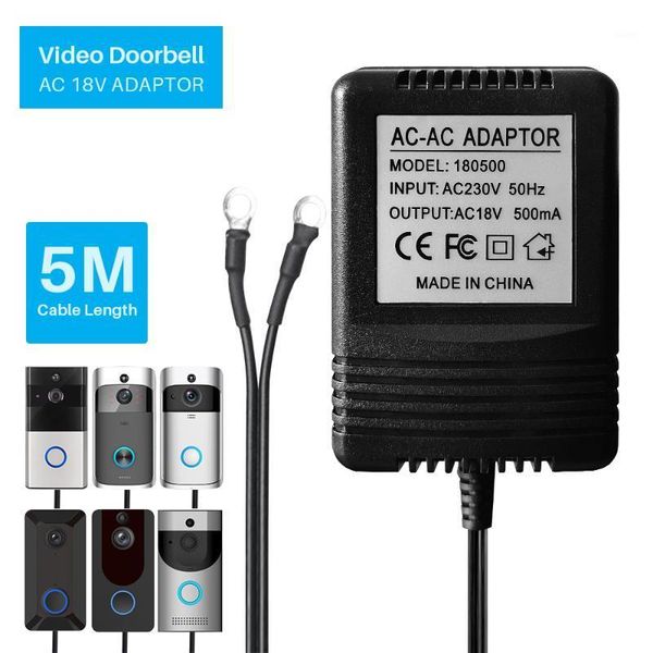 

18v ac power adapter 220v-240v transformer charger for wifi wireless video doorbell ip camera video intercom ring1