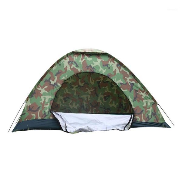 

2 person beach travel camouflage tent home garden ultralight fishing hiking waterproof folding sun shade outdoor camping shelter1