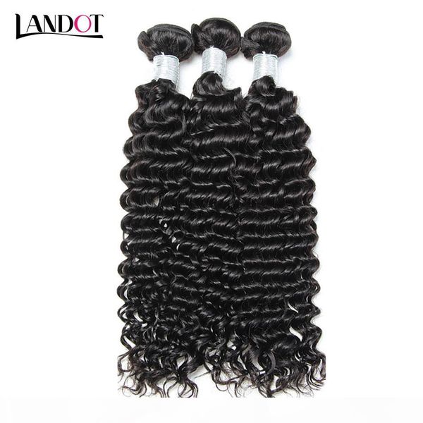 

brazilian deep curly virgin human hair weaves 3 4 5 bundles peruvian indian malaysian cambodian mongolian kinky curly remy hair extensions, Black
