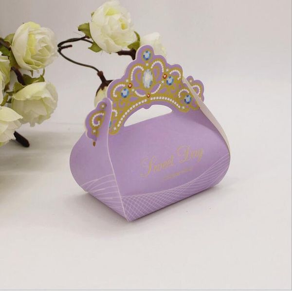 

300pcs 2017 new wedding candy gift box европейский кронпринцесса вручая мешок wedding упаковка подарочные коробки jlliye mx_home