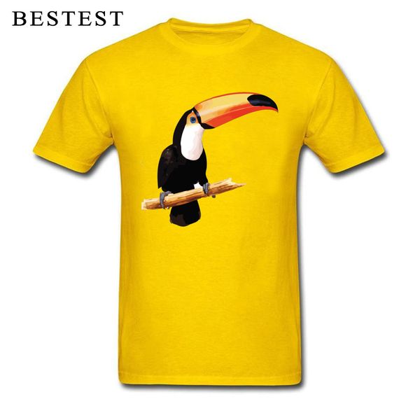 

beautiful toucan slim fit bird for summer yellow vibrant guys hip hop tees oversize streetwear hooded sweatshirt hoodie men t shirt