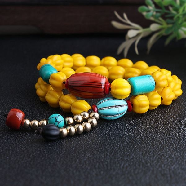 

pnjwf богемского стекла стиль этнических многослойной braceletfemale цвета bohe beadshand сплетенный браслет braceletnational braceletstring, Golden;silver