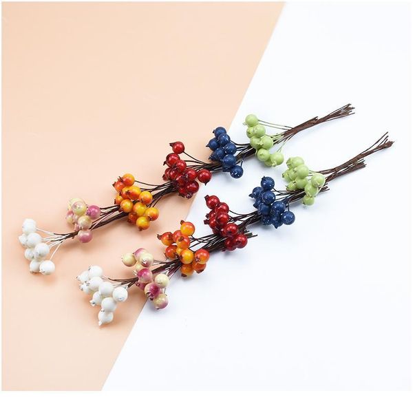 

10pcs artificial plants decorative flowers wreaths christmas decorations for home wedding bridal accessories clearance p qylplm