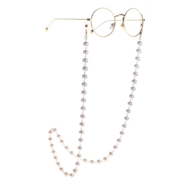 

fashion elegant big pearls chic punk glasses chains for women sunglasses holder metal beads eyewear accessories jewelry h bbycjq