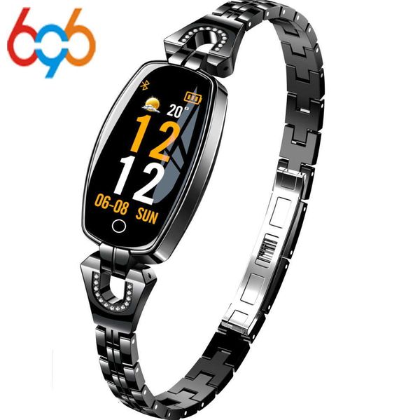 

h8 women's smart watch, wristband monitor, tracker, fitns, heart rate and blood prsure, waterproof, 696bgt