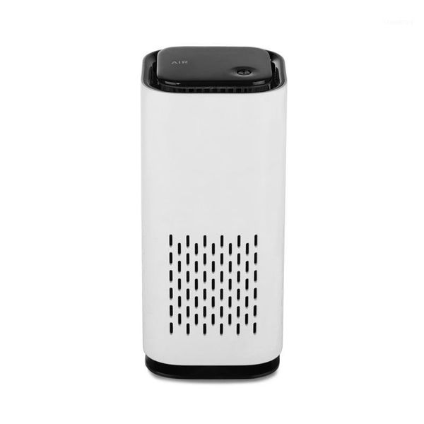 

portable mini car air purifier usb negative ion ozone generator deodorant colorful lights home office bedroom mute air freshener1