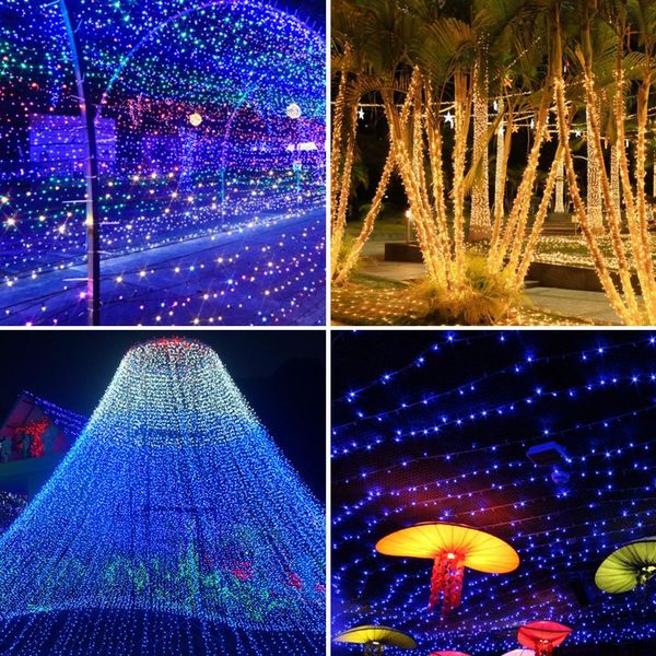 

10 м 20 м 30 м 50 м 100 м светодиодные струны fairy lights holiday свадьба рождественские украшения водонепроницаемая светодиодная гирлянда