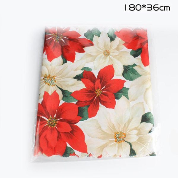 

1 шт. 36x180 см рождественский стол бегун коврик рождественские скатерти флаг домашняя вечеринка декоративная санта-клаус гобелен красный ст