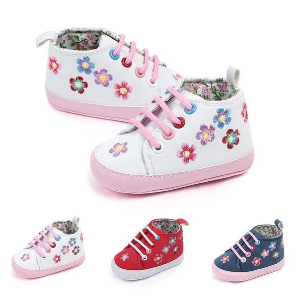 

baby shoes toddler shoes 2020 spring autumn newborn flower soft bottom sneakers infant girls casual first walkers 0-12m k1