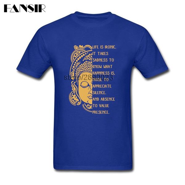 

life is ironic buddha men t-shirt swag t shirt male short sleeve custom xs-3xl clothes for team sport hooded sweatshirt hoodie