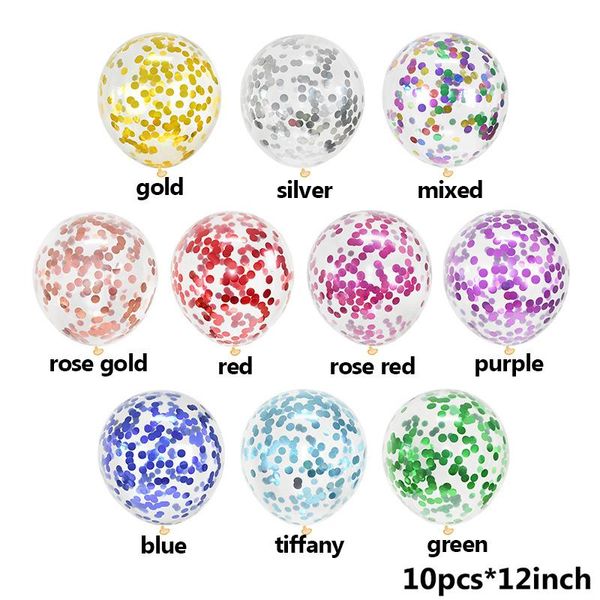 

20pcs rose gold balloon set confetti metallic balloons birthday party wedding decoration anniversary globals baby shower balloon wmtzuw