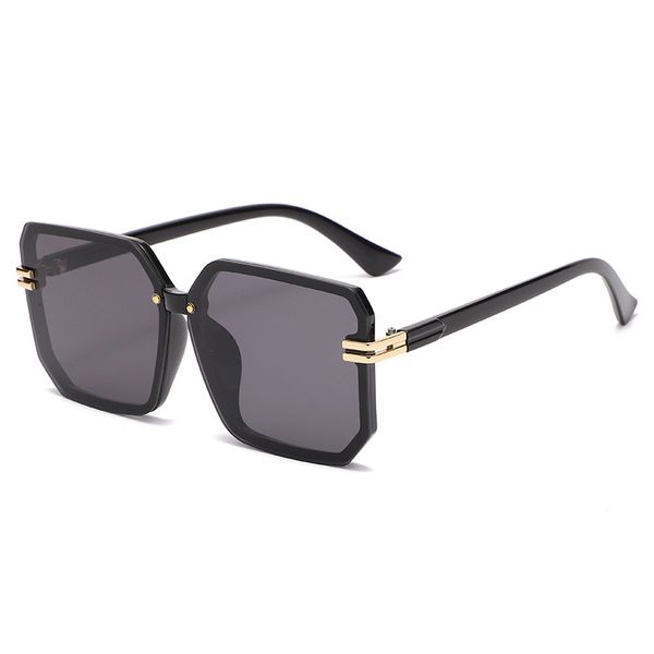 

summer new fashion sunglasses for women large box black beige frame ladies eyeglasses trend driving travel catwalk female eyewear tr sunglas, White;black