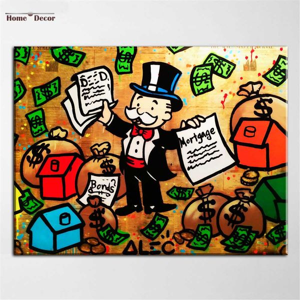 

gambles alec monopoly painting home decoration handpainted &hd print oil painting on canvas wall art canvas pictures for wall decor 201008