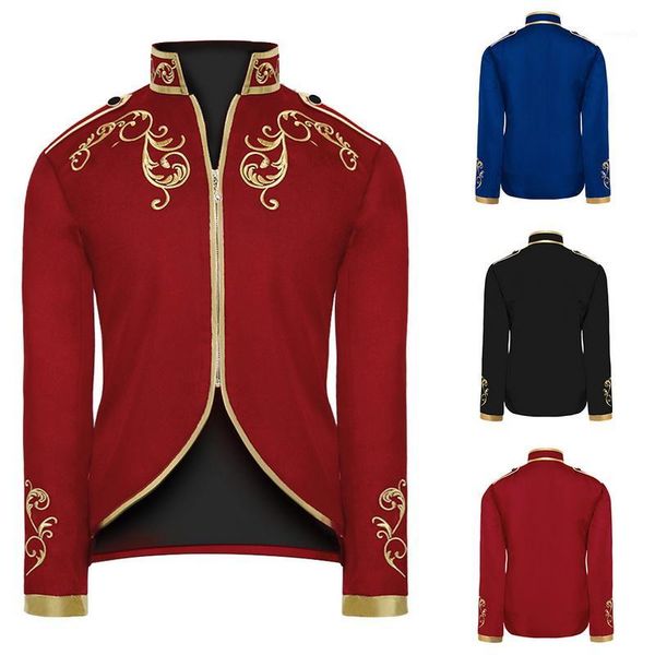 

british style fashion black velvet gold embroidery blazer wedding groom slim fit suit jacket singers coat1, White;black