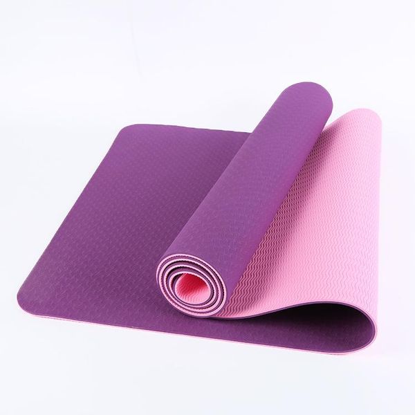 

yoga mats a two-color mat 183*61*0.6cm fitness is made to prevent slip thick