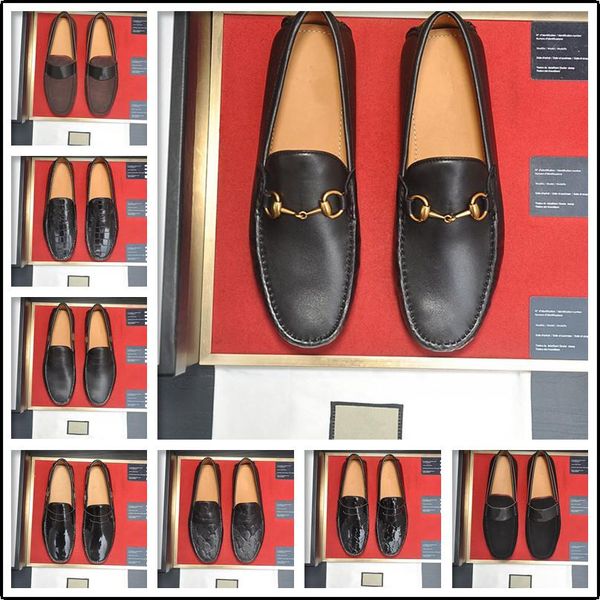 

cq7 designer suede leather lace up men casual shoes soft mens loafers moccasins italian fashion driving shoes big size 11, Black