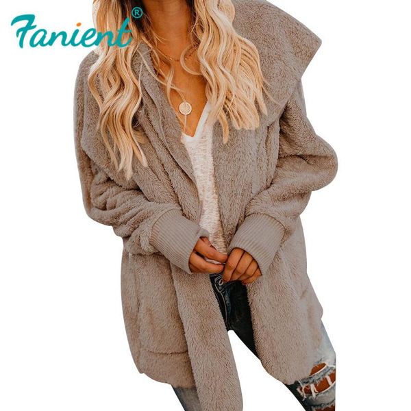 

thick fur coat female jacket for women autumn women's jackets outwear coats and jackets women 2020 bomber jacket woman, Black;brown