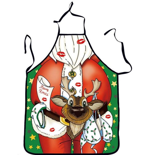 

клаус 3d взрослых рождество мужчины званый ужин cozinha и смешной фартуки tablier оптовая санта женщины приготовление фартук wmtcrz loveshop