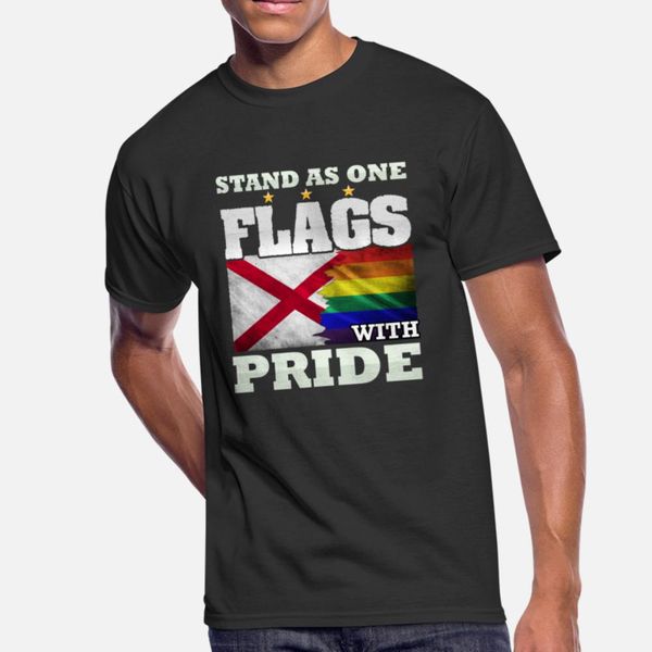 

lgbt and alabama state flag design t shirt hip hop print tracksuit hoodie sweatshirt
