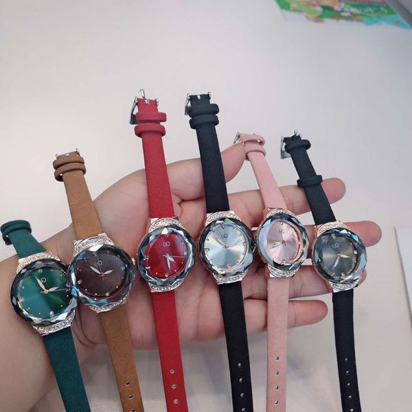 

watch, guqi fashion female fashion tiktok red voice, red watch, lady watch, Slivery;brown