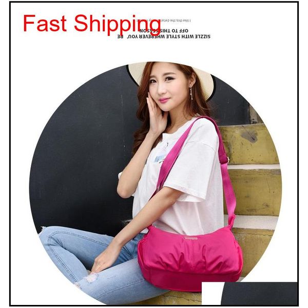 

women bag messenger bag 2019 new oxford cloth waterproof diagonal shoulder dumplings casual nylon qylycm bbgargden
