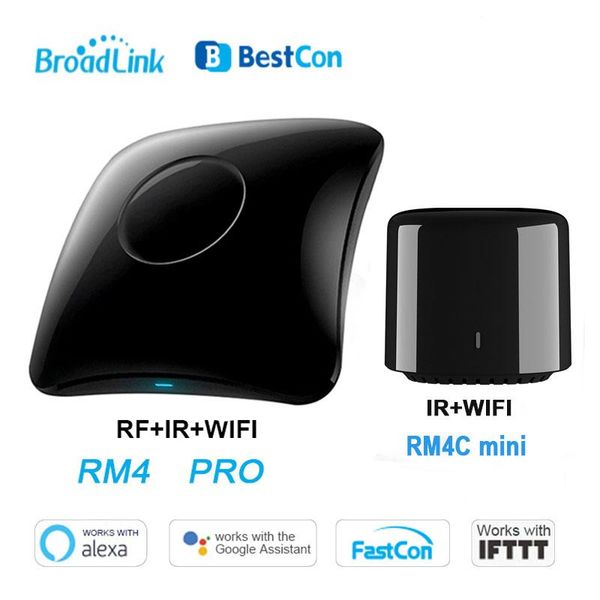 

broadlink rm4 pro rm4c mini smart home automation wifi ик рф универсальный интеллектуальный пульт дистанционного управления работа с alexa g