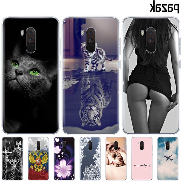 

case poco silicon soft tpu phone shell for xiaomi pocophone f1 global f cute