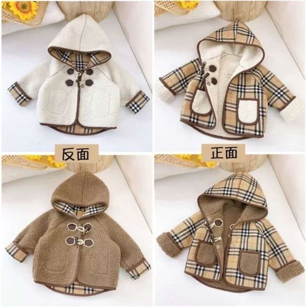 

new plush and thickened girls' coat in winter 2020 6i8k, Black