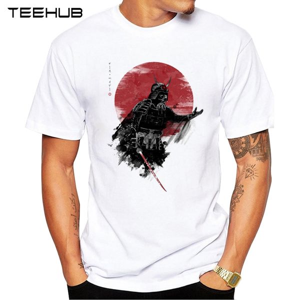 

teehub новой мода strar война мужчина t-shirt смешного дарт samurai printed мужчина tee рубашка с коротким рукавом geek tops спорт с капюшон