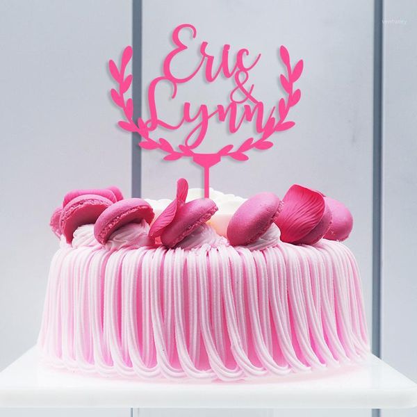 

other festive & party supplies acrylic cake ers for wedding wreath er surname1