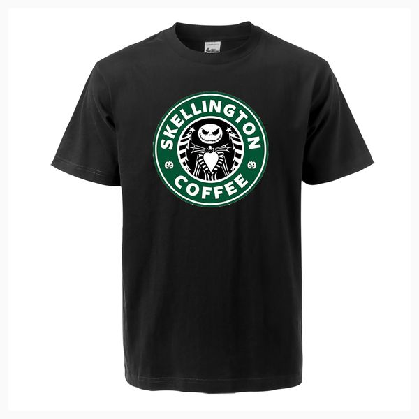 

summer funny jack coffee the nightmare print casual tees fashion hip hop short sleeve hooded sweatshirt hoodie men t shirt