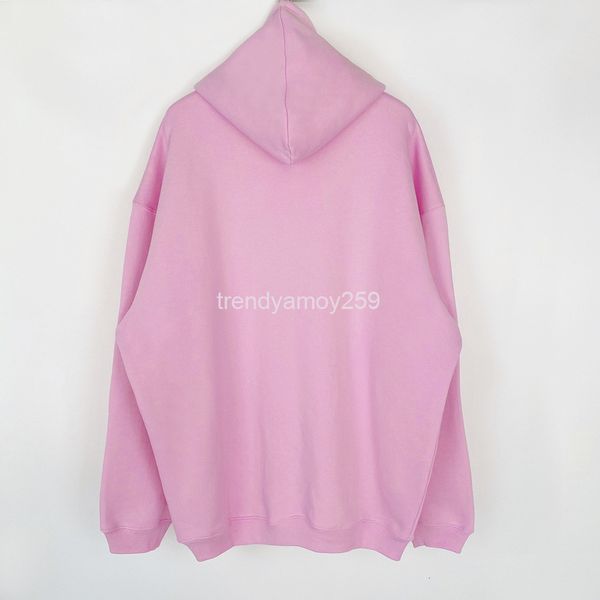 

women's hoodies & sweatshirts high version b home autumn winter hooded sweater plush loose letter embroidery pattern long sleeve coat, Black