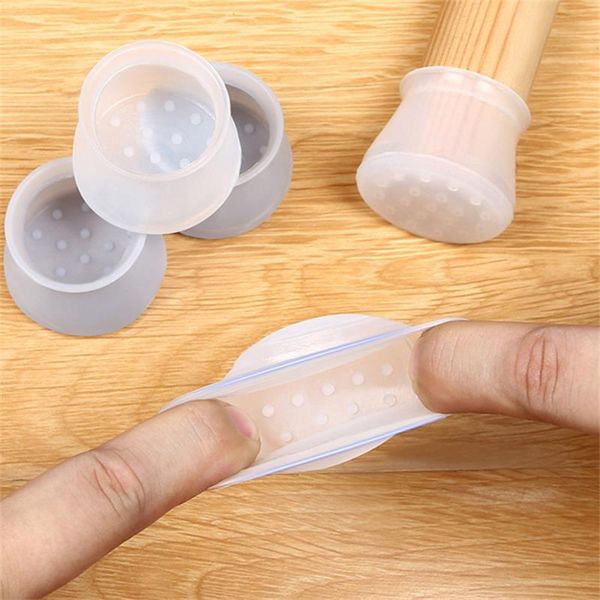 

silicone furniture leg protection cover table feet pad floor protector for home chair leg floor protection anti-slip table legs