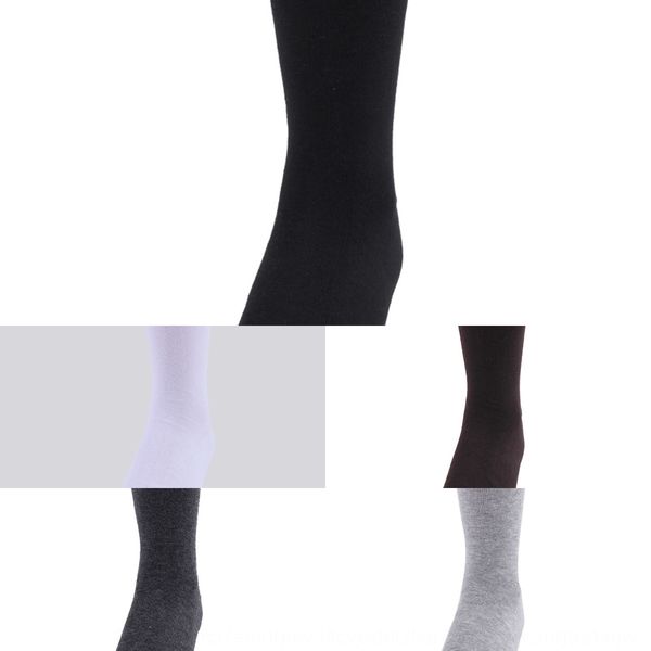 

men's medium solid cotton business men's double needle autumn and winter simple fashion cotton socks medium tube socks r3lcn, Black