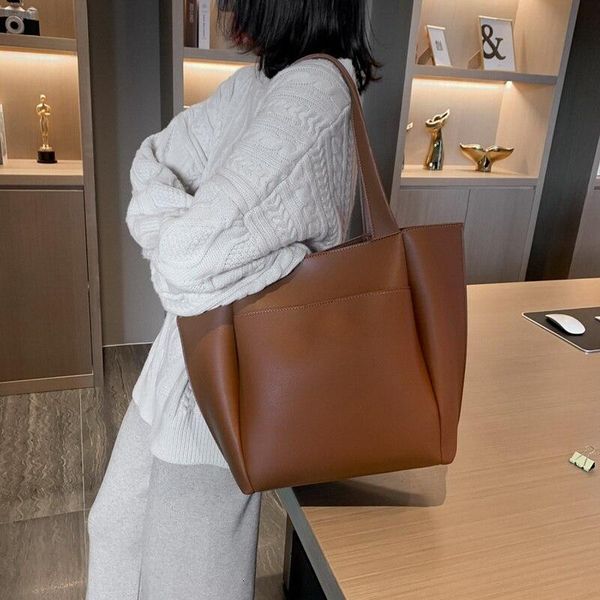

women bag solid women's pu leather handbags luxury lady hand bags with purse pocket women messenger bag big tote sac bols
