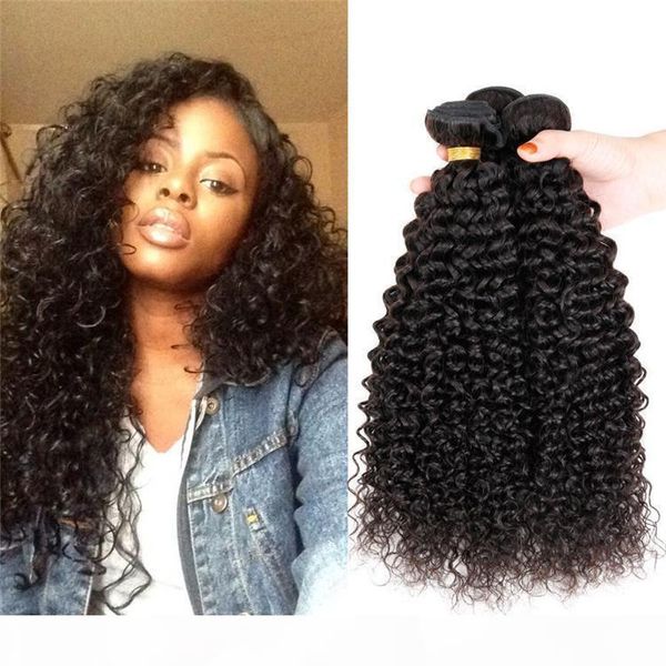 

xiuyuanhair wholesale factory price peruvian 100 unprocessed kinky curly virgin remy human hair bundles cuticle aligned ing, Black