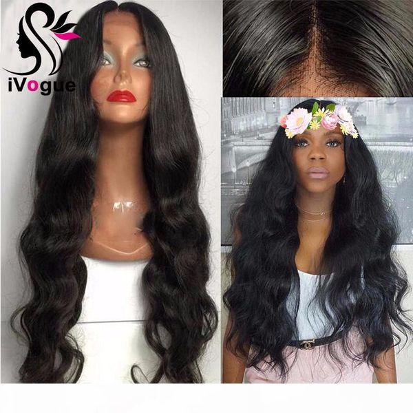 

long body wave virgin peruvian human hair full lace wig glueless lace front wigs wavy human hair wig with baby hair, Black;brown