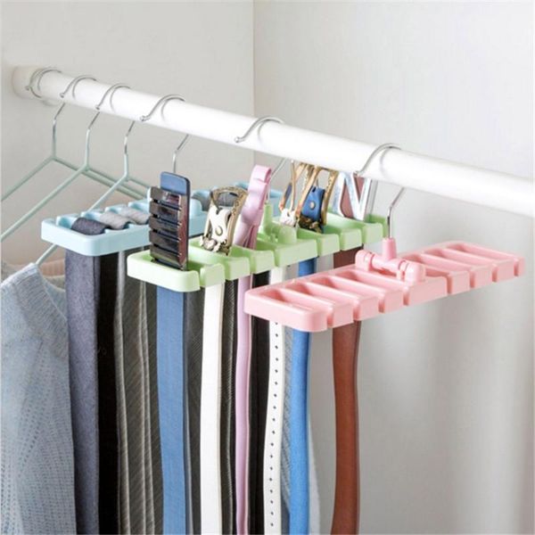 

hooks & rails storage rack tie belt organizer space saver rotating scarf ties hanger holder hook closet organization tank bra belts bag